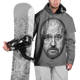 Накидка на куртку 3D с принтом Louis CK в Санкт-Петербурге, 100% полиэстер |  | Тематика изображения на принте: louis ck | stand up | луи си кей | стенд ап | стоя