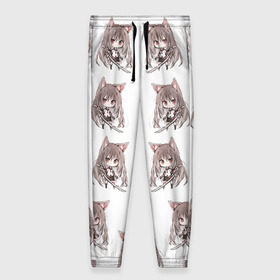 Женские брюки 3D с принтом Лисичка аниме в Санкт-Петербурге, полиэстер 100% | прямой крой, два кармана без застежек по бокам, с мягкой трикотажной резинкой на поясе и по низу штанин. В поясе для дополнительного комфорта — широкие завязки | anime | девочка | девушка