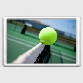 Магнит 45*70 с принтом Теннис в Санкт-Петербурге, Пластик | Размер: 78*52 мм; Размер печати: 70*45 | надаль | тенис