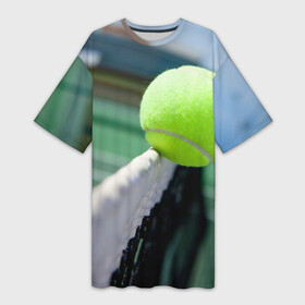 Платье-футболка 3D с принтом Теннис в Санкт-Петербурге,  |  | надаль | тенис
