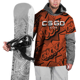 Накидка на куртку 3D с принтом cs:go - Boom! (Бах) в Санкт-Петербурге, 100% полиэстер |  | boom | cs | csgo | go | бах | бум | кс | ксго