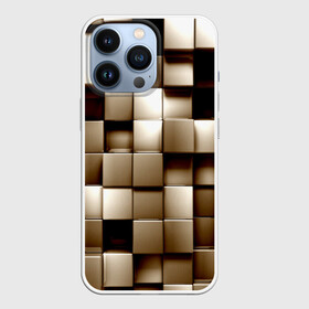Чехол для iPhone 13 Pro с принтом Кубики в Санкт-Петербурге,  |  | Тематика изображения на принте: серый | текстура