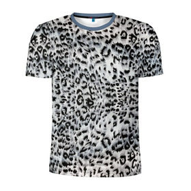 Мужская футболка 3D спортивная с принтом White Jaguar в Санкт-Петербурге, 100% полиэстер с улучшенными характеристиками | приталенный силуэт, круглая горловина, широкие плечи, сужается к линии бедра | барс | леопард | ягуар