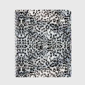 Тетрадь с принтом White Jaguar в Санкт-Петербурге, 100% бумага | 48 листов, плотность листов — 60 г/м2, плотность картонной обложки — 250 г/м2. Листы скреплены сбоку удобной пружинной спиралью. Уголки страниц и обложки скругленные. Цвет линий — светло-серый
 | Тематика изображения на принте: барс | леопард | ягуар