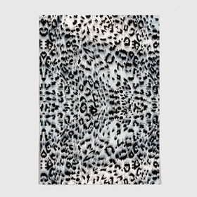 Постер с принтом White Jaguar в Санкт-Петербурге, 100% бумага
 | бумага, плотность 150 мг. Матовая, но за счет высокого коэффициента гладкости имеет небольшой блеск и дает на свету блики, но в отличии от глянцевой бумаги не покрыта лаком | барс | леопард | ягуар