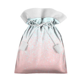 Подарочный 3D мешок с принтом Pink Blue Gradient в Санкт-Петербурге, 100% полиэстер | Размер: 29*39 см | Тематика изображения на принте: blu | gradient | pink | голубое | градиент | розовое