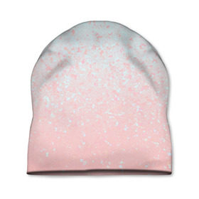 Шапка 3D с принтом Pink Blue Gradient в Санкт-Петербурге, 100% полиэстер | универсальный размер, печать по всей поверхности изделия | blu | gradient | pink | голубое | градиент | розовое