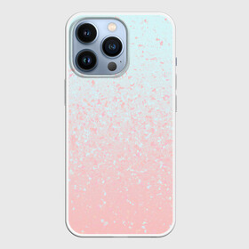 Чехол для iPhone 13 Pro с принтом Pink Blue Gradient в Санкт-Петербурге,  |  | blu | gradient | pink | голубое | градиент | розовое