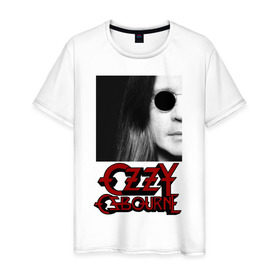 Мужская футболка хлопок с принтом Ozzy Osbourne: King of Metal в Санкт-Петербурге, 100% хлопок | прямой крой, круглый вырез горловины, длина до линии бедер, слегка спущенное плечо. | король металла | оззи осборн