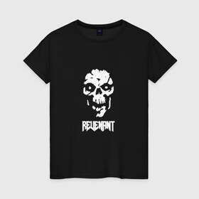 Женская футболка хлопок с принтом Doom 4 Head Revenant в Санкт-Петербурге, 100% хлопок | прямой крой, круглый вырез горловины, длина до линии бедер, слегка спущенное плечо | 