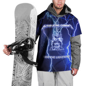 Накидка на куртку 3D с принтом Metallica - Ride the Lightning в Санкт-Петербурге, 100% полиэстер |  | Тематика изображения на принте: album | metal | metallica | ride the lightning | rock | альбом | метал | металлика | молния | рок
