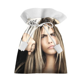 Подарочный 3D мешок с принтом Cara Delevingne в Санкт-Петербурге, 100% полиэстер | Размер: 29*39 см | actress | angry | body art | british top model | cara delevingne | emotion | актриса | боди арт | британская топ модель | делевинь | кара | сердитая | эмоция