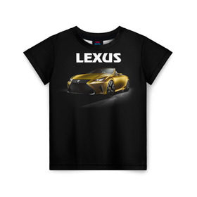 Детская футболка 3D с принтом Lexus в Санкт-Петербурге, 100% гипоаллергенный полиэфир | прямой крой, круглый вырез горловины, длина до линии бедер, чуть спущенное плечо, ткань немного тянется | lexus | авто | автомобиль | лексус | машина