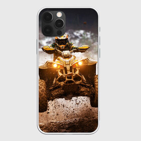 Чехол для iPhone 12 Pro Max с принтом Квадроцикл в Санкт-Петербурге, Силикон |  | Тематика изображения на принте: гонки | гонщик | грязь | квадроцикл | колеса | мотоцикл