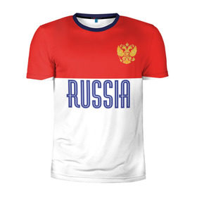 Мужская футболка 3D спортивная с принтом Сборная России в Санкт-Петербурге, 100% полиэстер с улучшенными характеристиками | приталенный силуэт, круглая горловина, широкие плечи, сужается к линии бедра | евро | европы | россии | россия | сборная | футбол