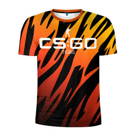 Мужская футболка 3D спортивная с принтом cs:go - Tigris cz-auto style (Тигр) в Санкт-Петербурге, 100% полиэстер с улучшенными характеристиками | приталенный силуэт, круглая горловина, широкие плечи, сужается к линии бедра | cs | csgo | go | кс | тигр | хищник