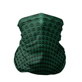 Бандана-труба 3D с принтом Парящие кружки в Санкт-Петербурге, 100% полиэстер, ткань с особыми свойствами — Activecool | плотность 150‒180 г/м2; хорошо тянется, но сохраняет форму | абстракция | зеленый | круги | объем | стиль | тень