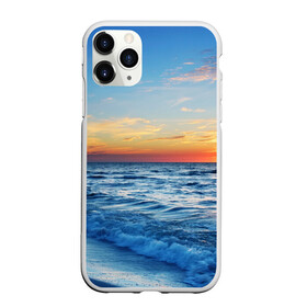 Чехол для iPhone 11 Pro Max матовый с принтом Море на закате в Санкт-Петербурге, Силикон |  | Тематика изображения на принте: волны | закат | море | небо | облака | пейзаж | пляж