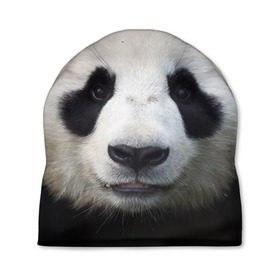 Шапка 3D с принтом Милая панда в Санкт-Петербурге, 100% полиэстер | универсальный размер, печать по всей поверхности изделия | animal | hunny | panda | животные | классная | милая | милота | панда | фото | хорошая