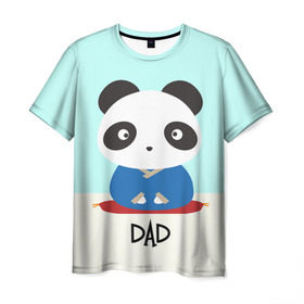 Мужская футболка 3D с принтом Family Look в Санкт-Петербурге, 100% полиэфир | прямой крой, круглый вырез горловины, длина до линии бедер | 