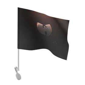Флаг для автомобиля с принтом Wu-tang Clan в Санкт-Петербурге, 100% полиэстер | Размер: 30*21 см | gza | hip hop | rza | wu fam | ву танг клан | хип хоп