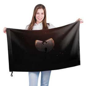 Флаг 3D с принтом Wu-tang Clan в Санкт-Петербурге, 100% полиэстер | плотность ткани — 95 г/м2, размер — 67 х 109 см. Принт наносится с одной стороны | gza | hip hop | rza | wu fam | ву танг клан | хип хоп