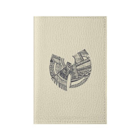 Обложка для паспорта матовая кожа с принтом Wu-Tang Clan в Санкт-Петербурге, натуральная матовая кожа | размер 19,3 х 13,7 см; прозрачные пластиковые крепления | wu tang