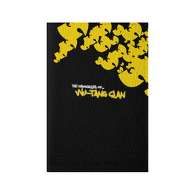 Обложка для паспорта матовая кожа с принтом Wu-Tang clan в Санкт-Петербурге, натуральная матовая кожа | размер 19,3 х 13,7 см; прозрачные пластиковые крепления | Тематика изображения на принте: wu tang