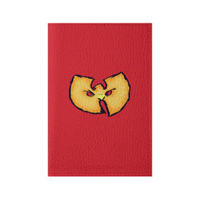 Обложка для паспорта матовая кожа с принтом Wu-tang Clan в Санкт-Петербурге, натуральная матовая кожа | размер 19,3 х 13,7 см; прозрачные пластиковые крепления | wu tang