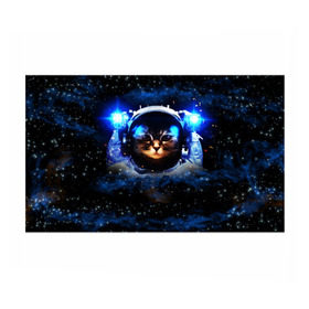 Бумага для упаковки 3D с принтом Кот космонавт в Санкт-Петербурге, пластик и полированная сталь | круглая форма, металлическое крепление в виде кольца | звёздное небо | космос | кот | кошка | прикольные картинки