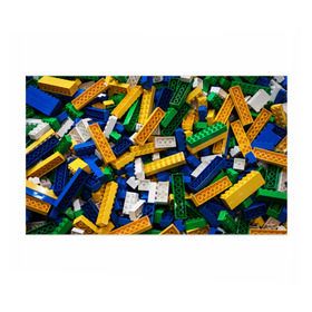 Бумага для упаковки 3D с принтом Конструктор LEGO в Санкт-Петербурге, пластик и полированная сталь | круглая форма, металлическое крепление в виде кольца | игрушка | конструктор | лего