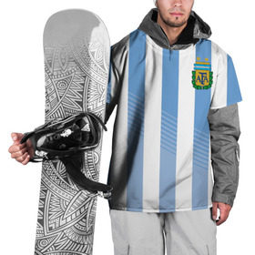 Накидка на куртку 3D с принтом Сборная Аргентины по футболу в Санкт-Петербурге, 100% полиэстер |  | Тематика изображения на принте: argentina | аргентина