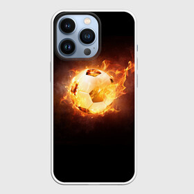 Чехол для iPhone 13 Pro с принтом Огненный мяч в Санкт-Петербурге,  |  | мяч | огненный | спорт | футбол