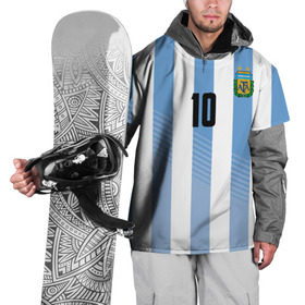 Накидка на куртку 3D с принтом Месси (сборная Аргентины) в Санкт-Петербурге, 100% полиэстер |  | barcelona | lionel | messi | аргентина | барселона | кубок | лионель | мира | сборная | футбол