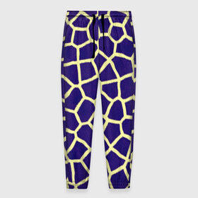 Мужские брюки 3D с принтом Giraffe в Санкт-Петербурге, 100% полиэстер | манжеты по низу, эластичный пояс регулируется шнурком, по бокам два кармана без застежек, внутренняя часть кармана из мелкой сетки | жираф
