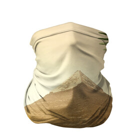 Бандана-труба 3D с принтом Egypt в Санкт-Петербурге, 100% полиэстер, ткань с особыми свойствами — Activecool | плотность 150‒180 г/м2; хорошо тянется, но сохраняет форму | Тематика изображения на принте: egypt | египет | закат | золото | клеопатра | мумия | песок | пирамиды | пустыня | солнце