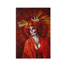 Обложка для паспорта матовая кожа с принтом День мертвецов в Санкт-Петербурге, натуральная матовая кожа | размер 19,3 х 13,7 см; прозрачные пластиковые крепления | cobwebs | color | day of the dead | dead | death | eyes | girl | halloween | holiday | makeup | mask | mexican skull | mexico | ornament | pattern | взгляд | девушка | день мертвых | макияж | маска | мексика | мексиканский череп | мертвецов | орнамент | п
