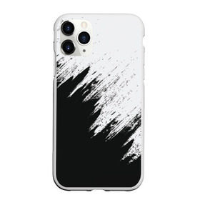 Чехол для iPhone 11 Pro матовый с принтом Краска и ничего лишнего! в Санкт-Петербурге, Силикон |  | белый | дизайн | капли | краска | монохромный | разводы | черный