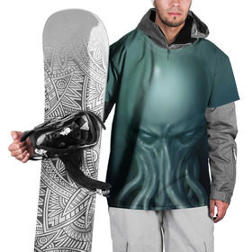 Накидка на куртку 3D с принтом Ктулху в Санкт-Петербурге, 100% полиэстер |  | cthulhu | ctulhu | осьминог