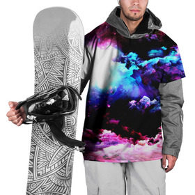 Накидка на куртку 3D с принтом Звёздная абстракция в Санкт-Петербурге, 100% полиэстер |  | Тематика изображения на принте: вселенная | туманность | яркий