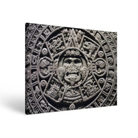 Холст прямоугольный с принтом Календарь ацтеков в Санкт-Петербурге, 100% ПВХ |  | Тематика изображения на принте: ацтеки | древняя цивилизация | индейцы | майя | южная америка