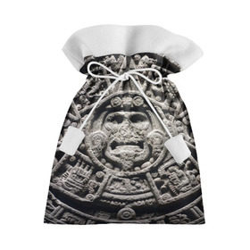 Подарочный 3D мешок с принтом Календарь ацтеков в Санкт-Петербурге, 100% полиэстер | Размер: 29*39 см | Тематика изображения на принте: ацтеки | древняя цивилизация | индейцы | майя | южная америка