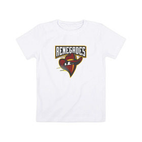 Детская футболка хлопок с принтом cs:go - Renegades team в Санкт-Петербурге, 100% хлопок | круглый вырез горловины, полуприлегающий силуэт, длина до линии бедер | cs | go | renegades | кс