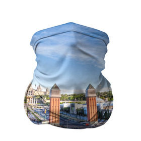Бандана-труба 3D с принтом Барселона в Санкт-Петербурге, 100% полиэстер, ткань с особыми свойствами — Activecool | плотность 150‒180 г/м2; хорошо тянется, но сохраняет форму | barcelona | europe | spain | барселона | европа | ес | испания | каталония | отпуск | туризм