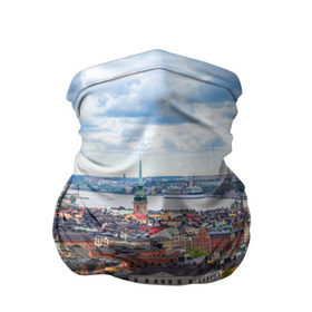 Бандана-труба 3D с принтом Швеция в Санкт-Петербурге, 100% полиэстер, ткань с особыми свойствами — Activecool | плотность 150‒180 г/м2; хорошо тянется, но сохраняет форму | europe | stockholm | sweden | европа | ес | каникулы | отпуск | стокгольм | туризм | швеция