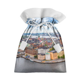 Подарочный 3D мешок с принтом Швеция в Санкт-Петербурге, 100% полиэстер | Размер: 29*39 см | Тематика изображения на принте: europe | stockholm | sweden | европа | ес | каникулы | отпуск | стокгольм | туризм | швеция