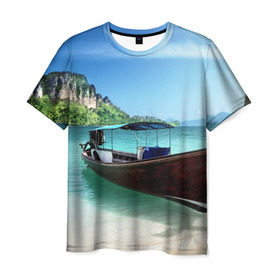 Мужская футболка 3D с принтом Таиланд в Санкт-Петербурге, 100% полиэфир | прямой крой, круглый вырез горловины, длина до линии бедер | asia | bangkok | thailand | азия | бангкок | жара | змеи | крокодилы | море | обезьяны | океан | острова | отдых | отпуск | пляжи | проституция | рай | спорт | таиланд | тай | трансвеститы | туризм