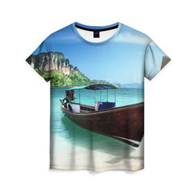 Женская футболка 3D с принтом Таиланд в Санкт-Петербурге, 100% полиэфир ( синтетическое хлопкоподобное полотно) | прямой крой, круглый вырез горловины, длина до линии бедер | asia | bangkok | thailand | азия | бангкок | жара | змеи | крокодилы | море | обезьяны | океан | острова | отдых | отпуск | пляжи | проституция | рай | спорт | таиланд | тай | трансвеститы | туризм