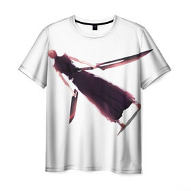 Мужская футболка 3D с принтом Ичиго из аниме Блич в Санкт-Петербурге, 100% полиэфир | прямой крой, круглый вырез горловины, длина до линии бедер | bleach