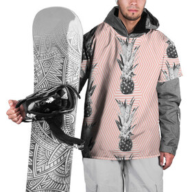 Накидка на куртку 3D с принтом Ананасы 10 в Санкт-Петербурге, 100% полиэстер |  | Тематика изображения на принте: летний | паттерн | светлый
